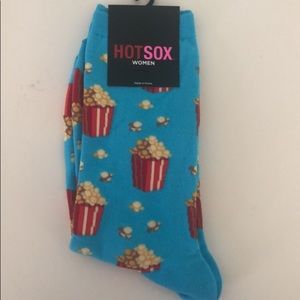 HOT SOX Blue Popcorn Socks